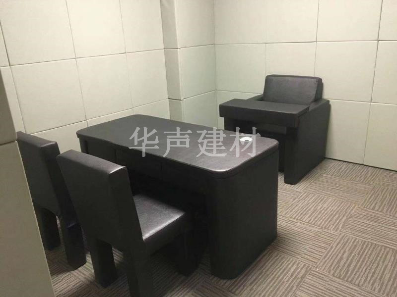 办案区审讯室墙面阻燃防撞软包
